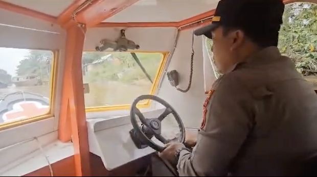 Kapal Ambulans Polsek Air Sugihan