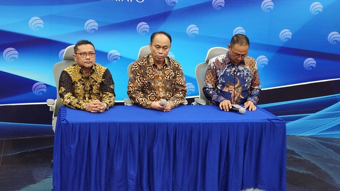 Konferensi pers di kantor Kominfo (Adrial/detikcom)