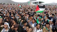 Mereka mengutuk serangan udara Israel ke wilayah Palestina.  