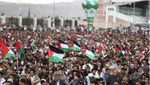 Lautan Manusia di Sanaa Yaman Dukung Palestina