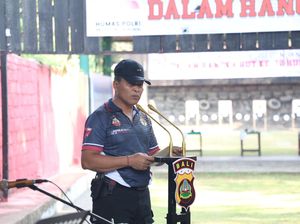 64 Polisi-Jurnalis di Bali Beradu Ketepatan Menembak