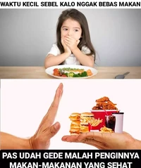 Waktu kecil rasanya ingin cepat-cepat jadi orang dewasa. Kalau sekarang, malah penginnya balik jadi anak kecil saja biar nggak menanggung banyak beban.