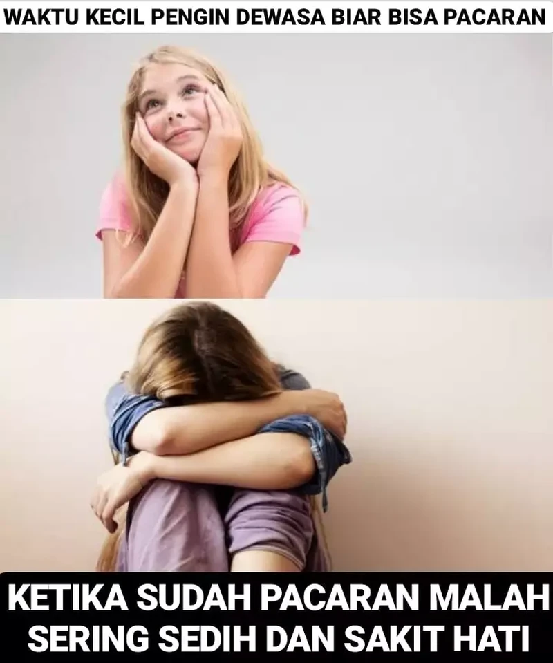 Waktu kecil rasanya ingin cepat-cepat jadi orang dewasa. Kalau sekarang, malah penginnya balik jadi anak kecil saja biar nggak menanggung banyak beban.