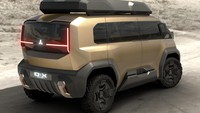 Karakter khas Mitsubishi Delica terlihat dari grafis jendela samping yang memanjang dari depan kabin hingga pilar D, dan dengan pilar D yang kokoh. Selain itu, kelapangan tercipta dari jendela depan yang membungkus hingga ke bawah. Foto: Dok. Mitsubishi Motors