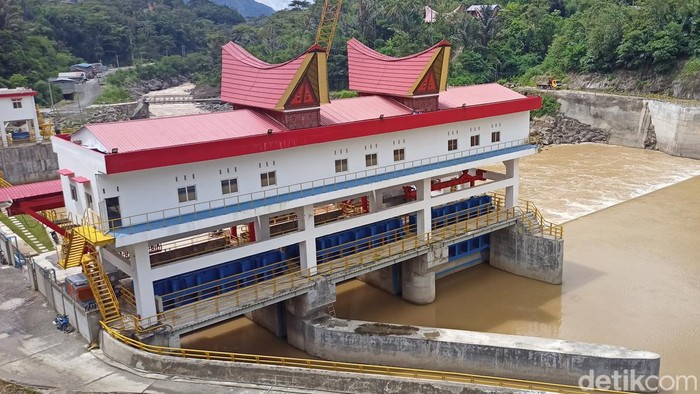 Penampakan PLTA Malea di Kabupaten Tana Toraja.