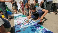 Seluruh warga Palestina, termasuk anak-anak menginginkan kehidupan yang aman dan damai tanpa rasa takut. Semoga konflik segera selesai sehingga anak-anak dapat menikmati haknya kembali. Foto: Abdelhakim Abu Riash/Al Jazeera