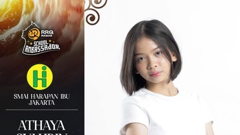 Athaya Syahrin Maulika - SMAI Harapan Ibu Jakarta. Foto: RRQ