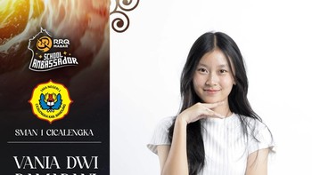 Vania Dwi Ramadani - SMA 1 Cicalengka. Foto: RRQ