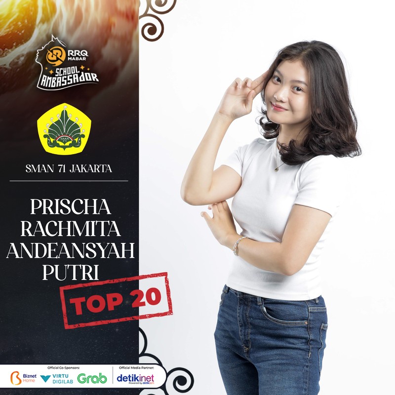 Top 20 RRQ Mabar School Ambassador S2