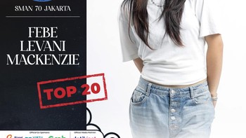 Febe Levani Mackenzie - SMAN 70 Jakarta. Foto: RRQ