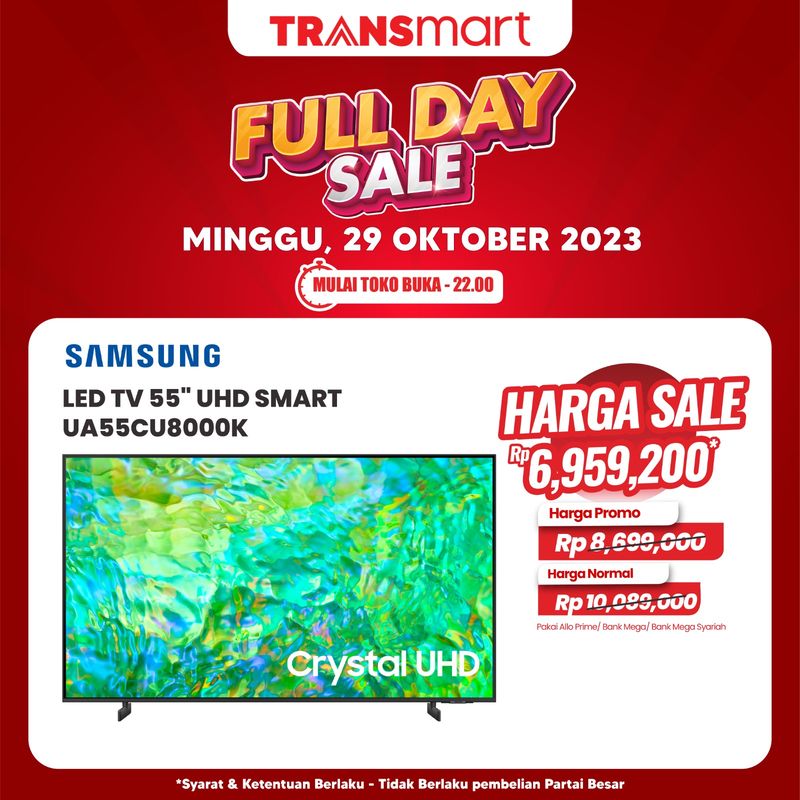 Transmart Full Day Sale TV LED 65 inch dan 55 inch