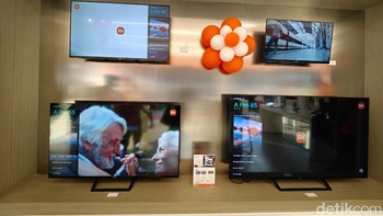 Jajaran TV Xiaomi A2 Pro yang baru dirilis dapat dibeli di sini. Foto: Adi Fida Rahman/detikINET