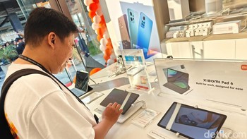 Pengunjung bisa menjajal langsung produk Xiaomi terlengkap. Foto: Adi Fida Rahman/detikINET