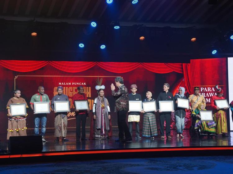 Kemeriahan Malam Anugerah Kebudayaan Indonesia 2023