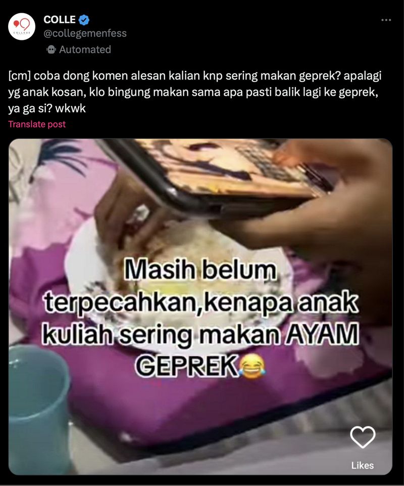 Ayam geprek