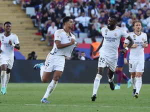 Barcelona Vs Real Madrid: Bellingham 2 Gol, El Real Menang