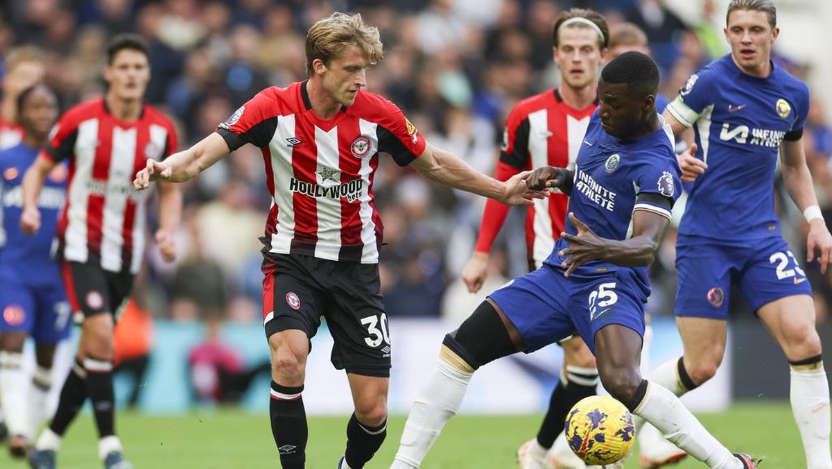 Chelsea vs Brentford masih 0-0 di babak pertama (Foto: AP/Ian Walton)
