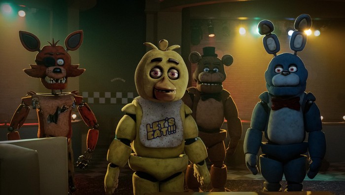Cuplikan adegan dalam film Five Nights at Freddys
