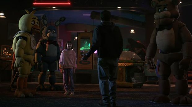 Cuplikan adegan dalam film Five Nights at Freddy's