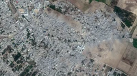 Foto Satelit Gaza Setelah Serangan Udara Israel
