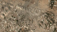 Foto Satelit Gaza Setelah Serangan Udara Israel