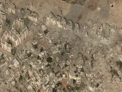 Menyeramkan! Foto Satelit Gaza Sebelum dan Sesudah Serangan Udara Israel