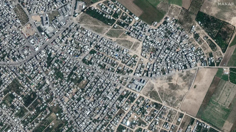 Foto Satelit Gaza Setelah Serangan Udara Israel
