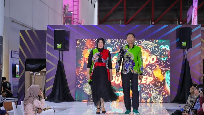 Gelaran fashion show turut meramaikan Festival Pelatihan Vokasi (FPV) dan Job Fair Nasional Tahun 2023.