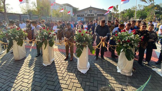 Hendropriyono Resmikan Taman Arum Udumbara (Wildan-detikcom)