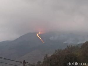 Merbabu Makin Membara, Jalur Pendakian Ditutup-Warga Diungsikan