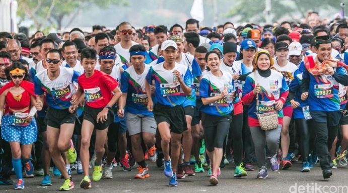 Meriahnya CT Arsa Foundation Charity Fun Run (Foto: Abraham Arthemius)