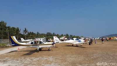 Menilik Keindahan Pesawat Kecil di Pangandaran Air Show 2023