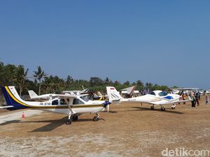 Menilik Keindahan Pesawat Kecil di Pangandaran Air Show 2023