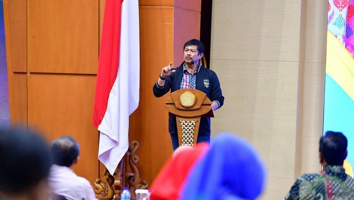Pelatih Tim Nasional Indonesia (Timnas) U-20, Indra Sjafri