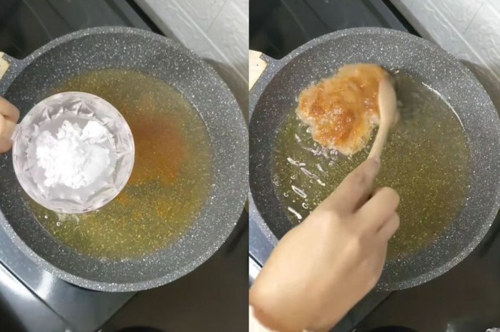 Tips bersihkan minyak goreng