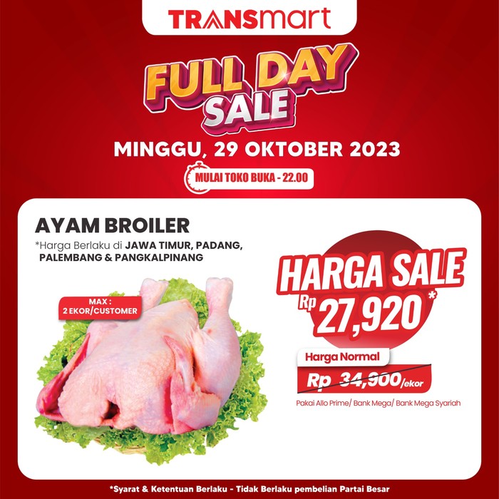 Transmart Full Day Sale-Daging Ayam Broiler