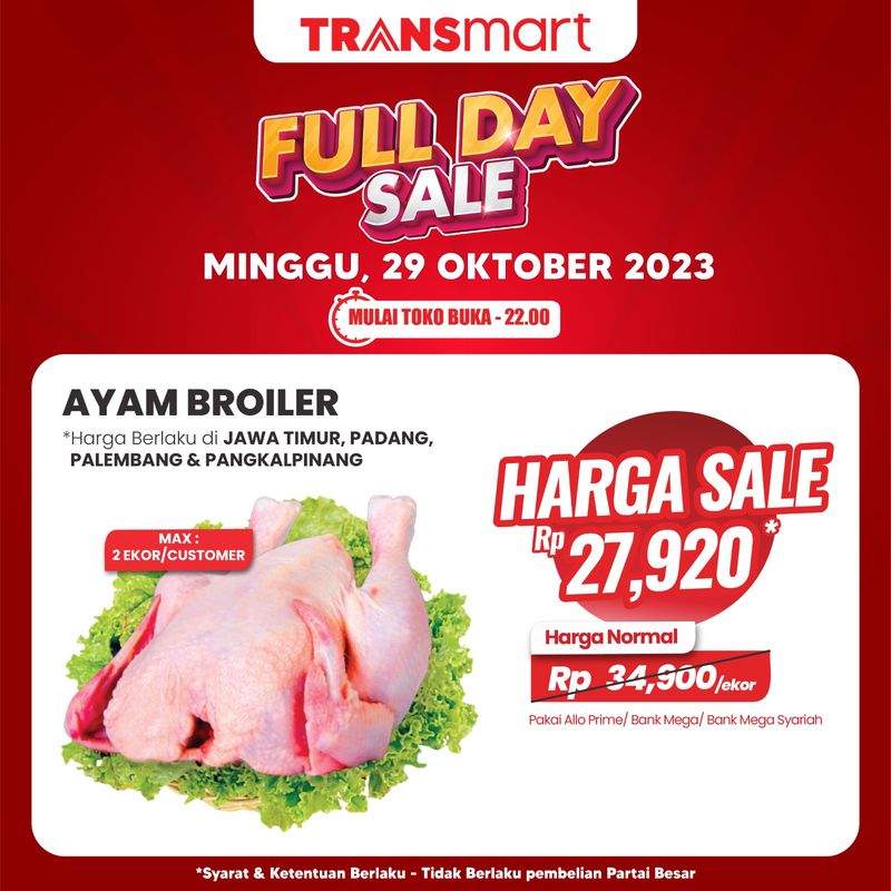 Transmart Full Day Sale-Daging Ayam Broiler