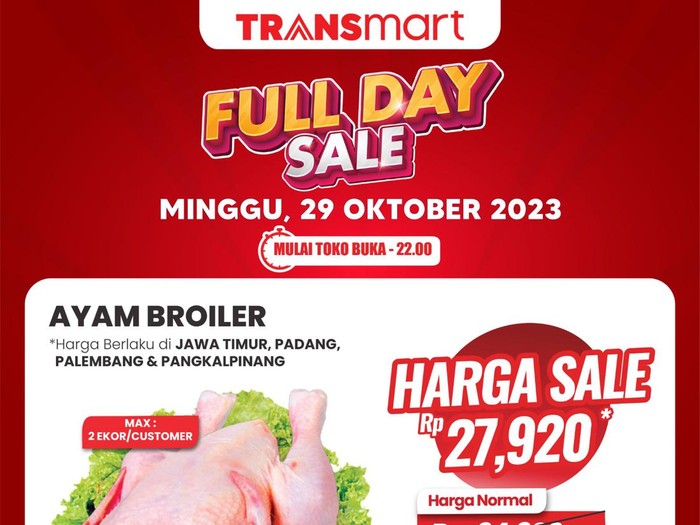 Transmart Full Day Sale-Daging Ayam Broiler