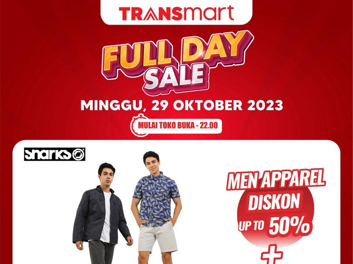 Transmart Full Day Sale-Pakaian Pria dan Wanita