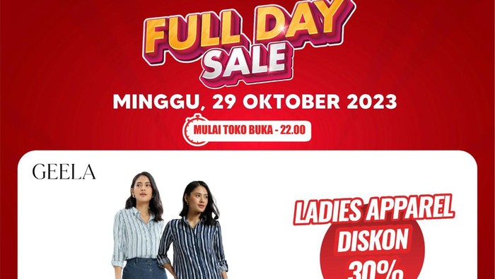 Transmart Full Day Sale-Pakaian Pria dan Wanita