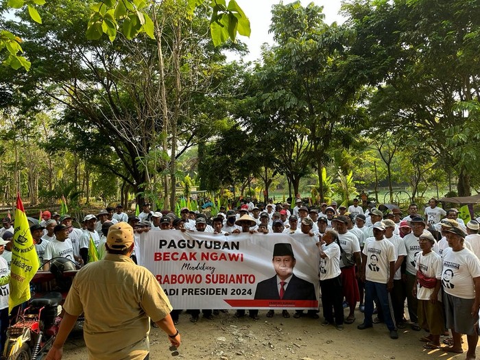 Tukang Becak dukung Prabowo