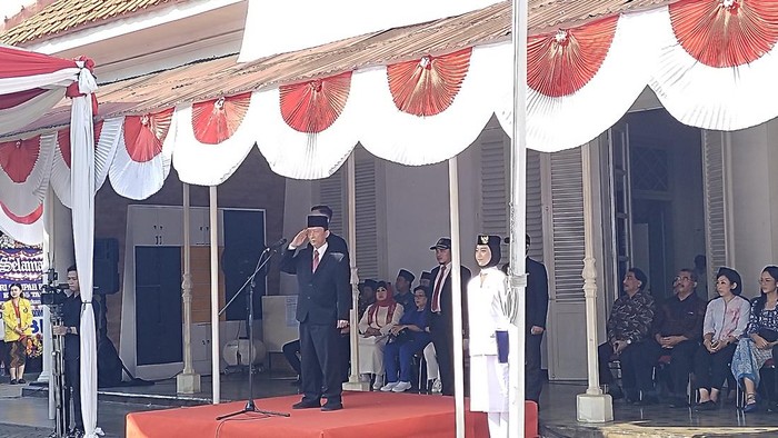 Upacara sumpah pemuda di Museum Sumpah Pemuda (Tina/detikcom)