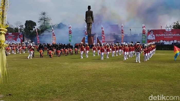 Upacara Sumpah Pemuda Pemprov Jatim di Blitar.