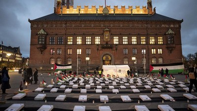 Aksi Simbolis Digelar di Denmark untuk Dukung Anak-anak Gaza