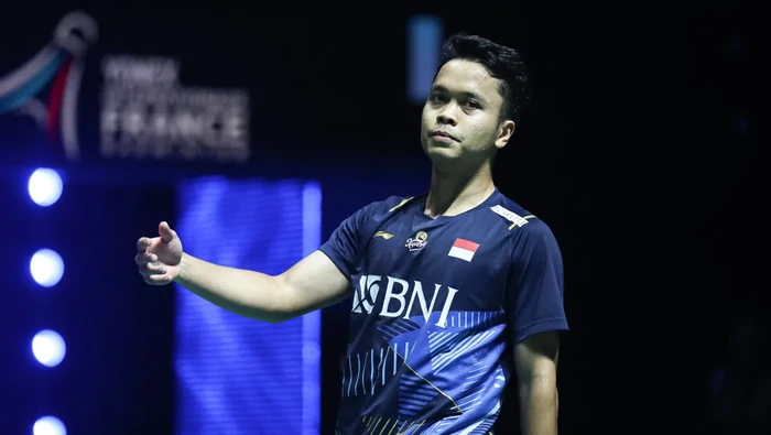 Anthony Sinisuka Ginting di French Open 2023