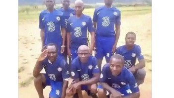 Tim Chelsea semalam. Foto: Twitter/X