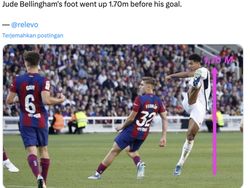 Bekuk Barcelona, Meme Jude Bellingham Jadi Raja Baru El Clasico