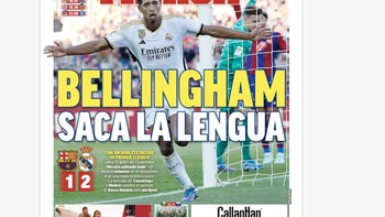 Media spanyol Marca soal performa Bellingham. Foto: Twitter