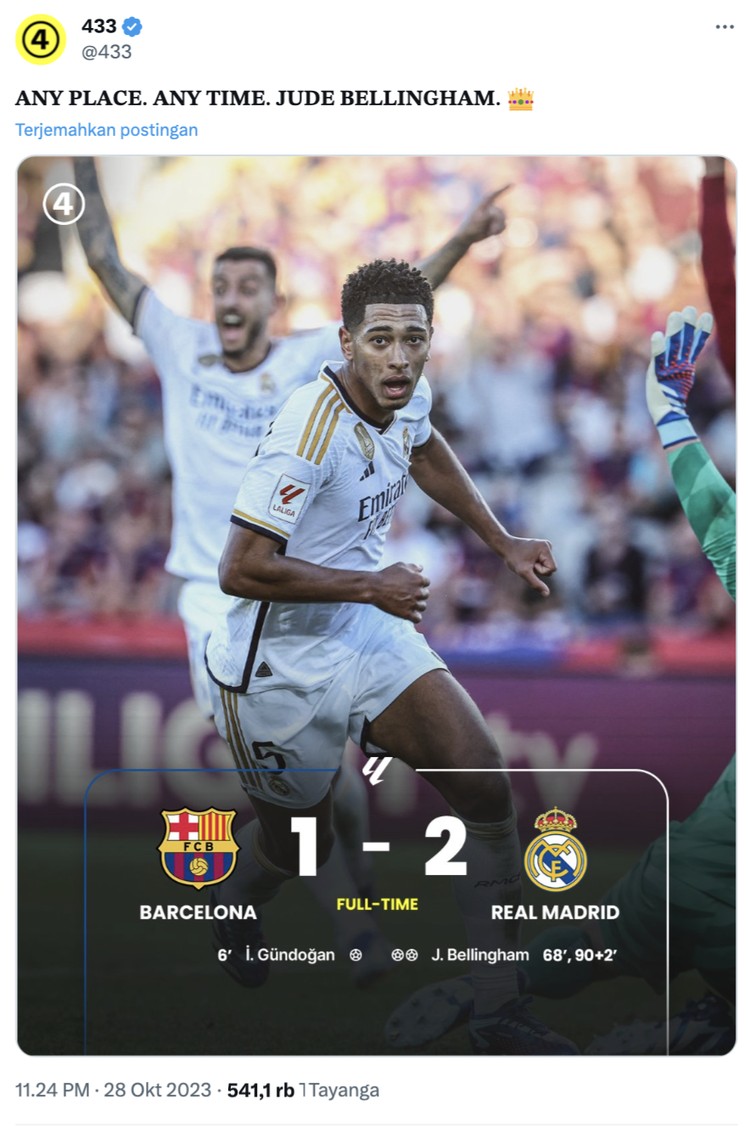 El Classico Meme Jude Bellingham