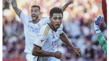 Real Madrid mampu mengalahkan Barcelona di menit-menit akhir pertandingan El Classico. Foto: Twitter